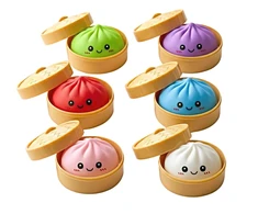 Antistresinis žaislas koldūnas „Dumplings”, 1 vnt.