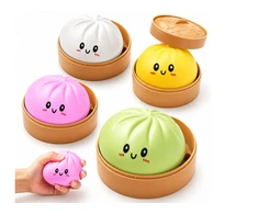 Antistresinis žaislas koldūnas „Dumplings”, 1 vnt.
