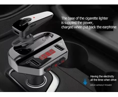 Automobilinis Bluetooth FM siųstuvas V6 su laisvų rankų įranga Happy People AN 26/28