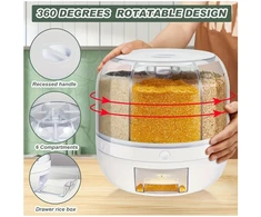 Besisukantis indas kruopoms saugoti ir dozuoti, Happy people KK-49, 20 l