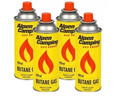 Butano dujų balionėliai 4x400ml Happy People HPS-33