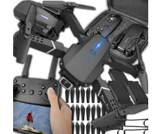 Dronas su 2 kameromis – WiFi, valdomas pulteliu, su dėklu, Happy people An 26/25