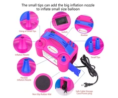Elektrinė oro balionų pompa su dviem antgaliais Happy people HP-GS