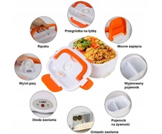 Elektrinis maisto šildymo pietų dėklas / lunch box’as Happy People AN 75/30