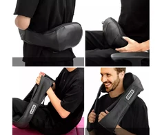 Fascialinis masažuoklis Happy People HP-A3 Vibro kaklo masažuoklis Shiatsu Pro 24W