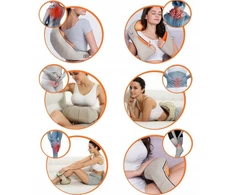 Fascialinis masažuoklis Happy People HP-A4 Vibro kaklo masažuoklis Shiatsu Pro 24W