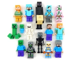 Figūrėlės Minecraft Happy People, 12 vnt.
