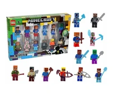 Figūrėlės Minecraft Happy People, 12 vnt.