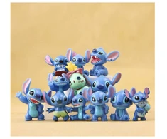 Figūrėlių rinkinys Happy People Stitch, 6 vnt.