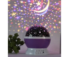 Happy People An 78/13 violetinės spalvos LED lempa keičianti šviesos pozicijas