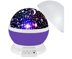 Happy People An 78/13 violetinės spalvos LED lempa keičianti šviesos pozicijas