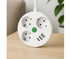 Happy People ANDY Funkcionalus prailgintuvas 5 m. + USB + Type-C, KK-23