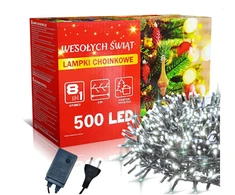 Happy People Kalėdinės lemputės 500 led Kalėdinė girlianda Led 500, 34 metrai Šaltai baltos spalvos K-31