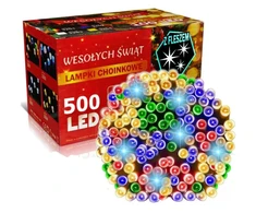 Happy People Kalėdinės lemputės 500 led Kalėdinė girlianda Led 500, 34 metrai Įvairių spalvų K-21