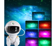 Happy People LED 3D galaktikų ir žvaigždžių projektorius, naktinis šviestuvas, astronautas