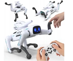 Išmanusis šuo robotas, valdomas pultu bei balsu Happy People M-110