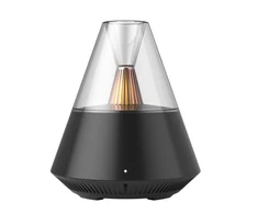 Juodos spalvos aromato difuzorius, oro drėkintuvas, Happy people M-34