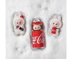 LABUBU stiliaus "Coca Cola" staigmena dėžutėje, 2 vnt.