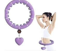 Masažinis sportinis hula hoop lankas su apsukimų skaitliuku, Happy people M-08