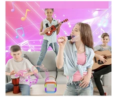 Nešiojamas kolonėlėlė su dviem mikrofonais ir karaoke funkcija, Kappy people KK- 53