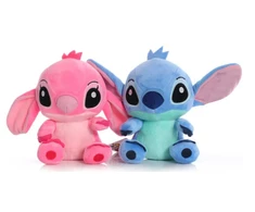 Pliušinis žaislas Stitch+Stitch girl 23 cm 2 vnt., Happy people S-06