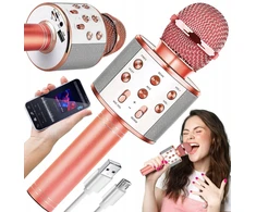 Prabangus daugiafunkcis karaoke mikrofonas Happy people M-51
