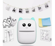 Spausdintuvas mini cat terminis mėlynas happy people DU-12