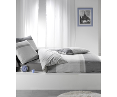 Riposo RENFORCE medvilnės patalynės komplektas SPENCER GRI 140x200 cm