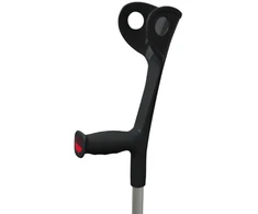 Alkūninis ramentas ARmedical AR-010, aliuminis, reguliuojamas 70,5–93,5 cm, iki 120 kg, juodos spalvos