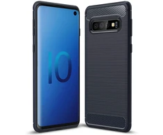 Riposo Dėklas „CARBON'' įvairiems telefonų modeliams, juodas SAMSUNG GALAXY S21 ULTRA/S30 ULTRA