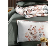 Riposo LUXURY Satino medvilnės patalynės komplektas VIYANA BEIGE 200x220 cm