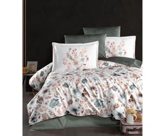 Riposo LUXURY Satino medvilnės patalynės komplektas VIYANA BEIGE 200x220 cm