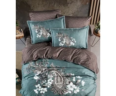 Riposo LUXURY Satino medvilnės patalynės komplektas LEONEL IRON 200x200 cm