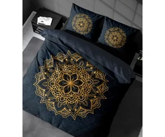 Riposo Premium Digital satino medvilnės patalynės komplektas MANDALA 200x200 cm