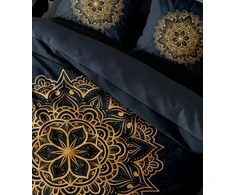 Riposo Premium Digital satino medvilnės patalynės komplektas MANDALA 200x200 cm