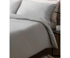 Riposo PREMIUM Satino medvilnės patalynės komplektas LIGHT Pilkas 120x150 cm