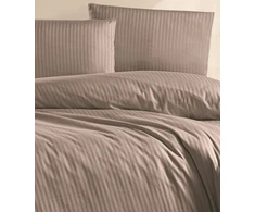 Riposo PREMIUM Satino medvilnės patalynės komplektas STRIPE MINK 200x200 cm