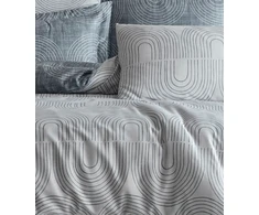 Riposo Premium satino medvilnės patalynės komplektas PIETRO ICE 200x220 cm