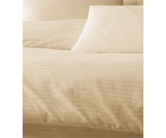 Riposo Premium satino medvilnės patalynės komplektas MODEST - CHAMPAGNE 200x200 cm