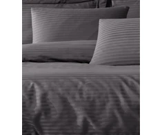 Riposo Premium satino medvilnės patalynės komplektas MODEST - ANTHRACITE 200x200 cm
