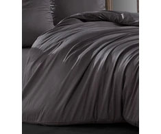 Riposo Premium satino medvilnės patalynės komplektas ANTHRACITE 200x220 cm