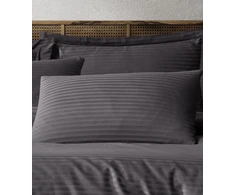 Riposo Premium satino pagalvės užvalkalas Modest - anthracite 40x60 cm