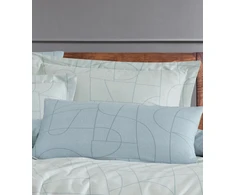 Riposo Premium satino pagalvės užvalkalas Nordic Mėlyna 40x60 cm