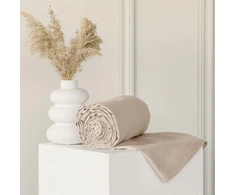 Riposo PREMIUM Satino paklodė be gumos Taupe 220x240 cm