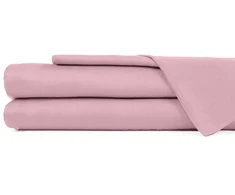 Riposo PREMIUM Satino paklodė be gumos Whisper pink 150x220 cm