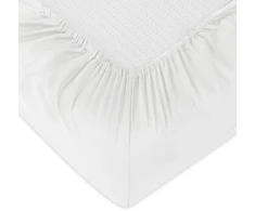 Riposo PREMIUM satino paklodė su guma Baltas 160x200 cm