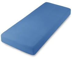 Riposo PREMIUM satino paklodė su guma Mėlyna 120x200 cm