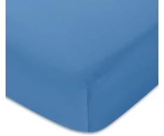 Riposo PREMIUM satino paklodė su guma Mėlyna 140x200 cm