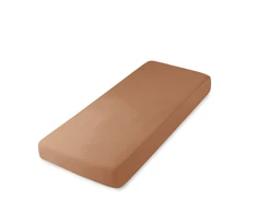 Riposo PREMIUM satino paklodė su guma Mocha Mousse 120x200 cm