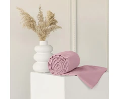 Riposo PREMIUM satino paklodė su guma Whisper pink 140x200 cm
